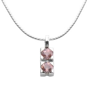tourmaline square pendant