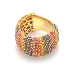 rainbow crystal band