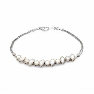 opal silver bracelet