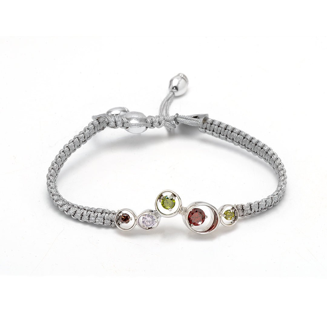 Colorful Silver Bracelet by Roberto Bravo - Image 2
