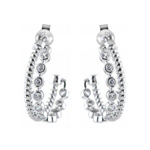 crystal hook earrings