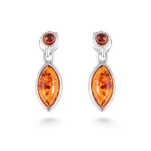 light silver earrings