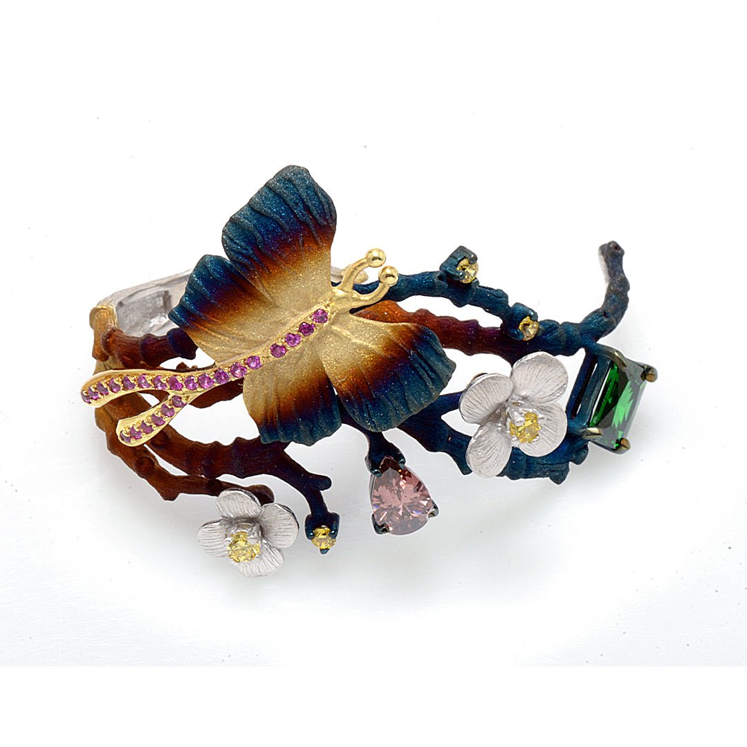 Nature Butterfly Silver Ring - Image 2