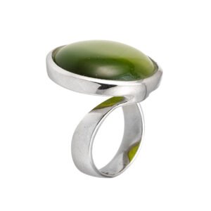 green moonstone ring