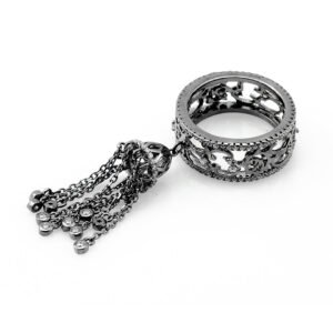 silver chain ring