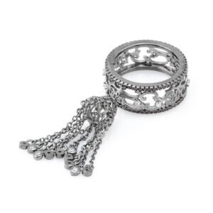 silver chain ring