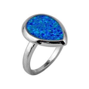 opal silver ring