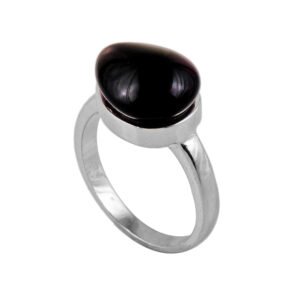 amethyst silver ring