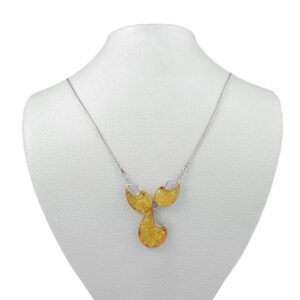 yellow amber necklace
