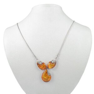 amber petals necklace