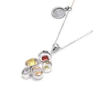 swarovski silver necklace