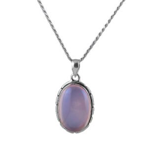 purple moon stone pendant