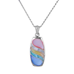 MultiColor Silver Pendant