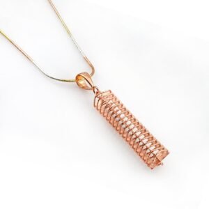 rose gold pendant
