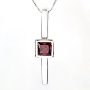Silver Garnet Pendant S. Begermi