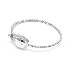 scarab silver bracelet