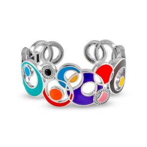 colorful silver bracelet