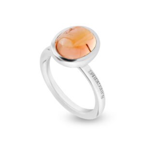 silver ring with tourmaline