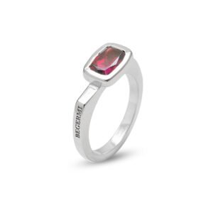 rhodolite silver ring