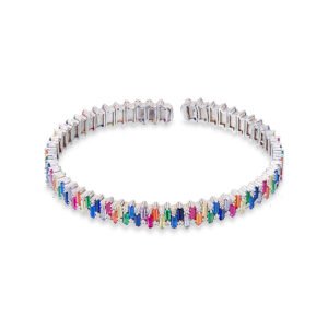 rainbow silver bracelet