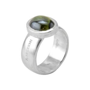 tourmaline silver ring