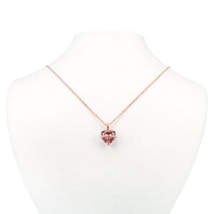 heart silver necklace