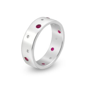 Silver and Ruby Band