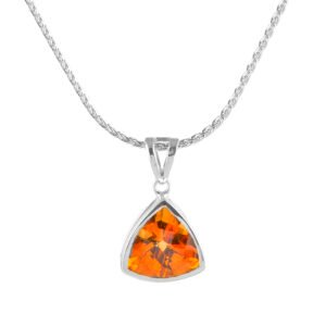 Silver and Citrine S.Begermi Pendant