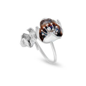 Flower Silver Ring