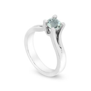 Silver Aquamarine S.Begermi Ring