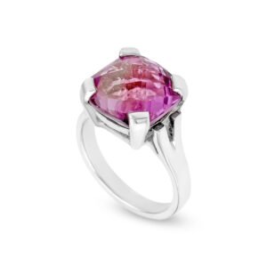 Silver Amethyst S.Begermi Ring