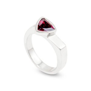 Silver Garnet S.Begermi Ring