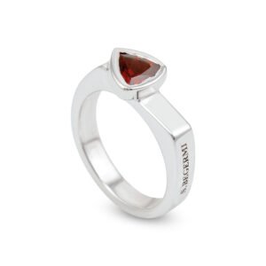 Silver Garnet S.Begermi Ring