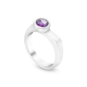 Silver Amethyst S.Begermi Ring