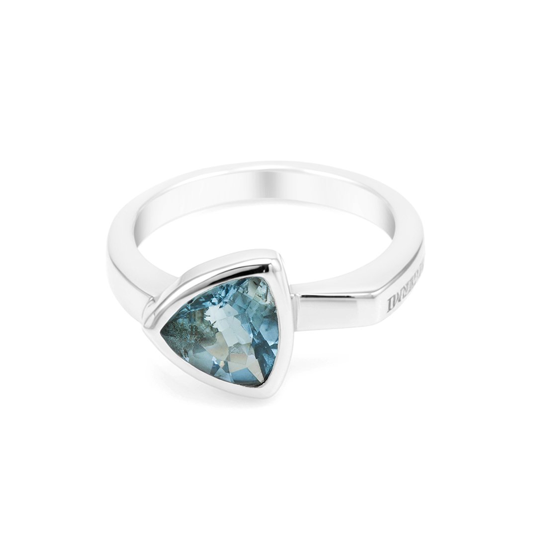 Silver Blue Topaz S.Begermi Ring - Image 2