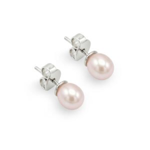 Silver Freshwater Pearl Studs