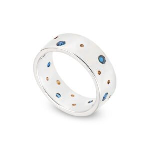 925 sterling silver sapphire band