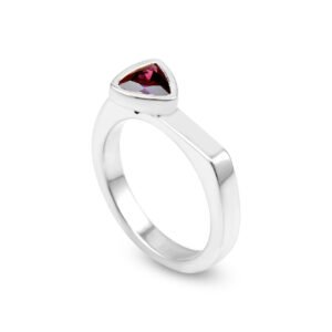 garnet gemstone ring