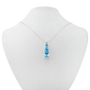 blue topaz pendant